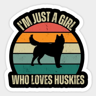 For the Love of Huskies - Embrace the Spirit of Adventure with Our Husky Companions Sticker